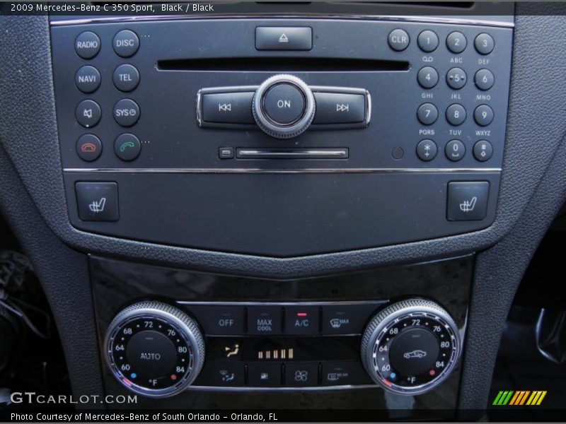 Black / Black 2009 Mercedes-Benz C 350 Sport