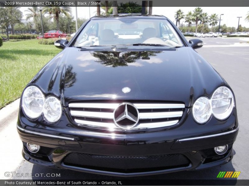 Black / Stone 2009 Mercedes-Benz CLK 350 Coupe