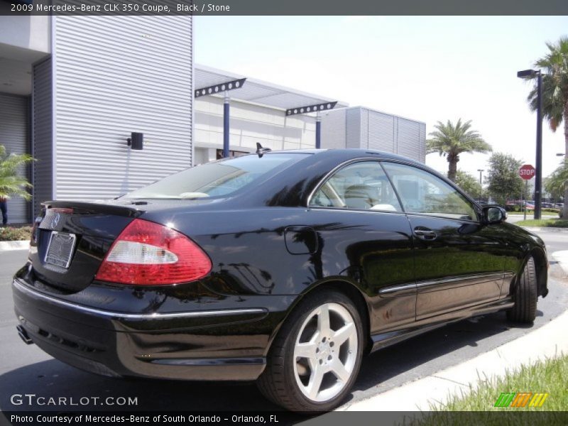 Black / Stone 2009 Mercedes-Benz CLK 350 Coupe