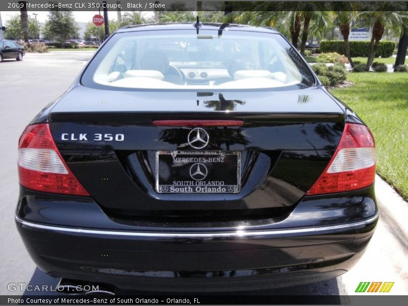 Black / Stone 2009 Mercedes-Benz CLK 350 Coupe