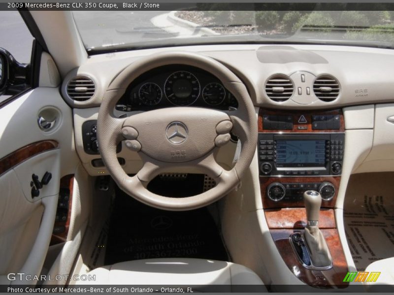 Black / Stone 2009 Mercedes-Benz CLK 350 Coupe