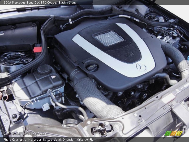 Black / Stone 2009 Mercedes-Benz CLK 350 Coupe