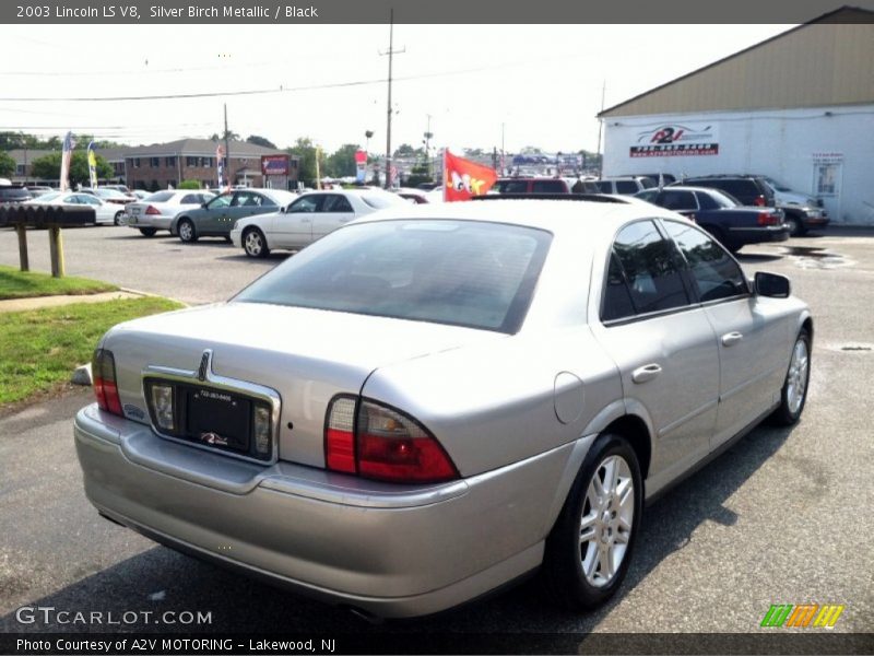 Silver Birch Metallic / Black 2003 Lincoln LS V8