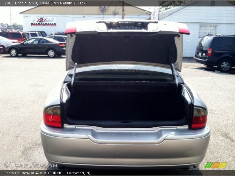 Silver Birch Metallic / Black 2003 Lincoln LS V8