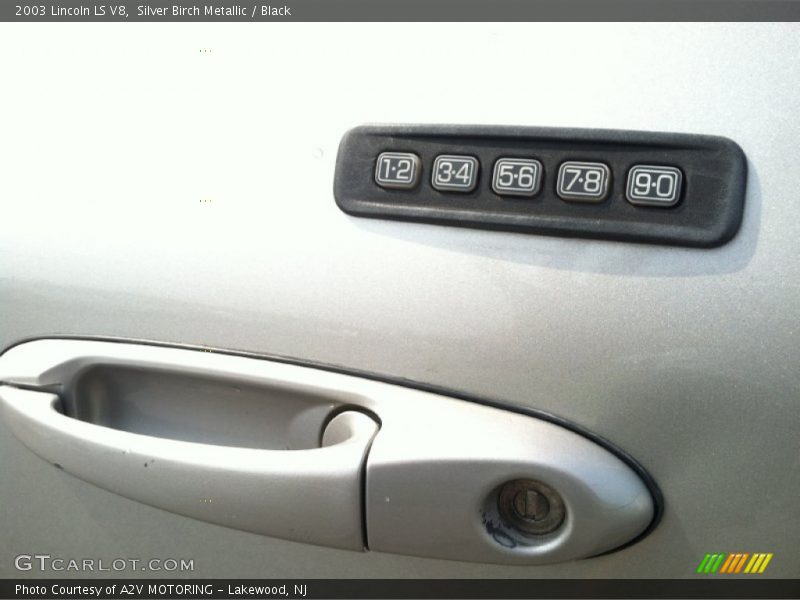 Silver Birch Metallic / Black 2003 Lincoln LS V8