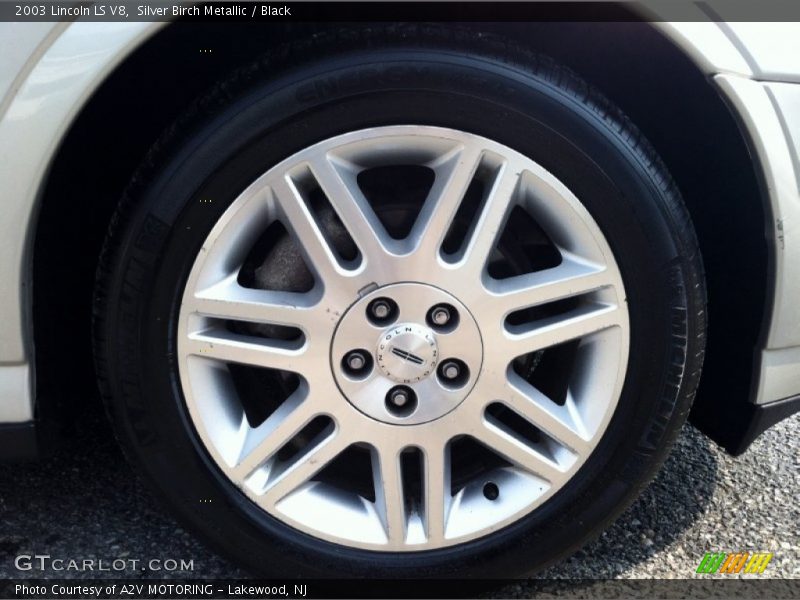 Silver Birch Metallic / Black 2003 Lincoln LS V8