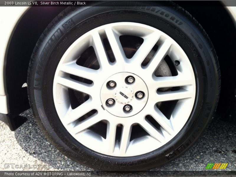 Silver Birch Metallic / Black 2003 Lincoln LS V8