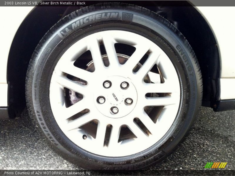 Silver Birch Metallic / Black 2003 Lincoln LS V8