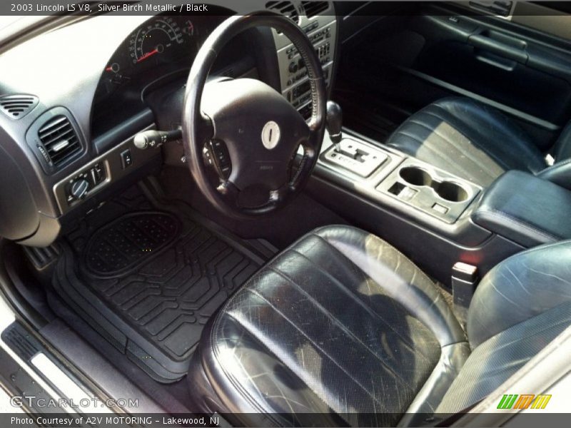 Silver Birch Metallic / Black 2003 Lincoln LS V8