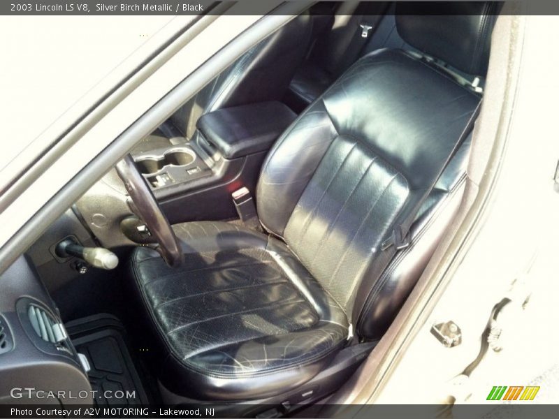Silver Birch Metallic / Black 2003 Lincoln LS V8