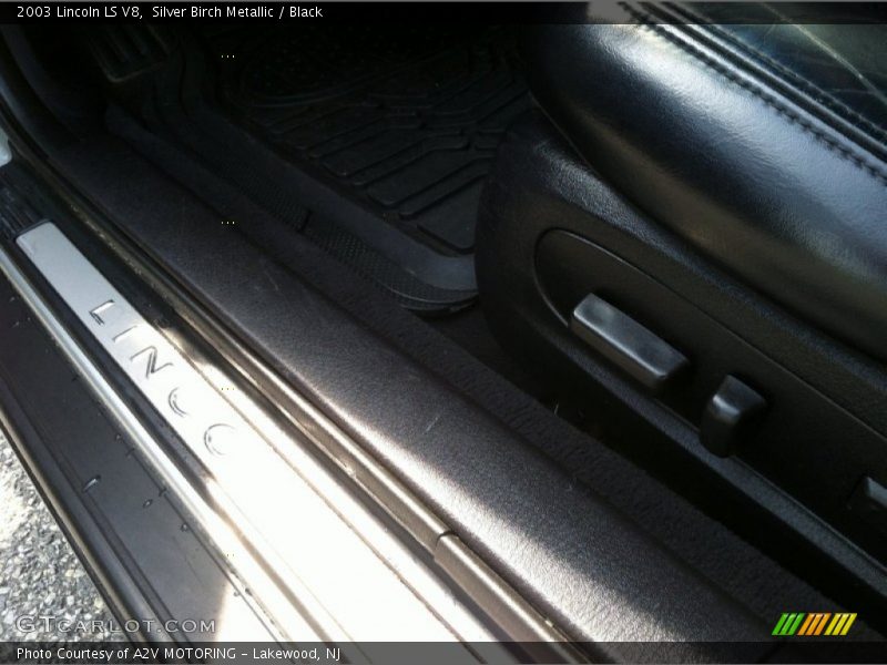 Silver Birch Metallic / Black 2003 Lincoln LS V8
