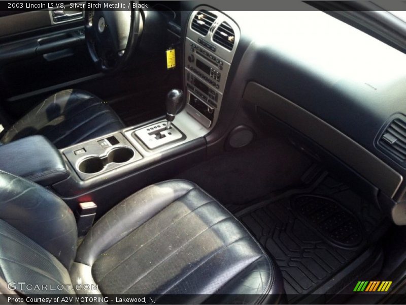 Silver Birch Metallic / Black 2003 Lincoln LS V8