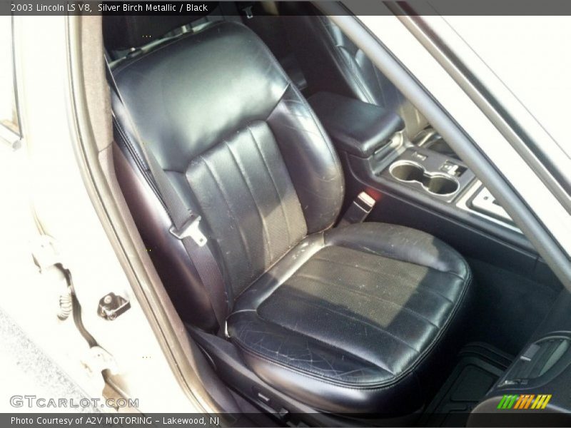Silver Birch Metallic / Black 2003 Lincoln LS V8