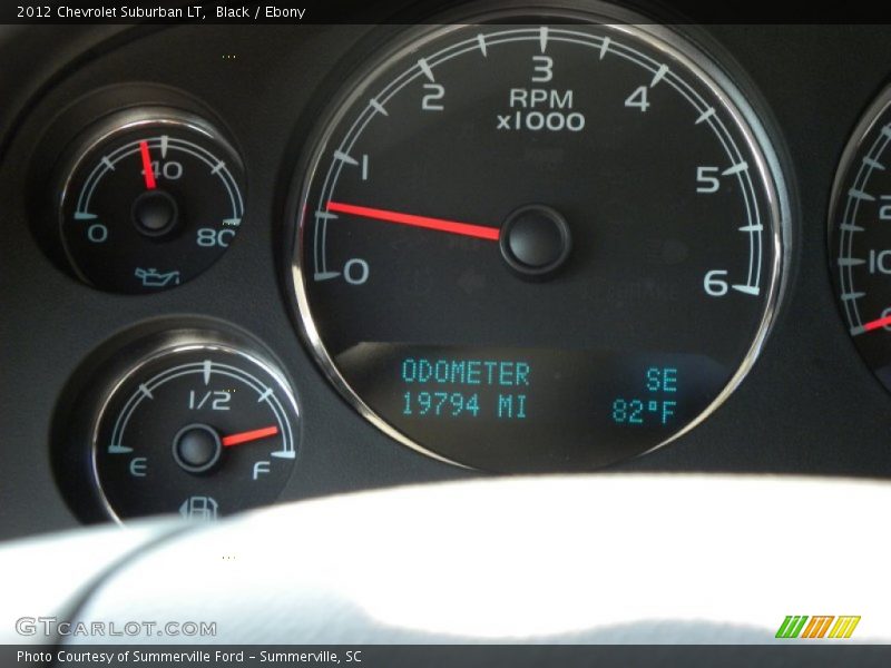 Black / Ebony 2012 Chevrolet Suburban LT