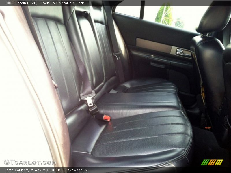 Silver Birch Metallic / Black 2003 Lincoln LS V8