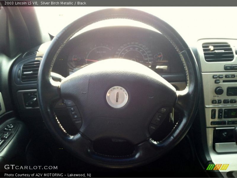 Silver Birch Metallic / Black 2003 Lincoln LS V8