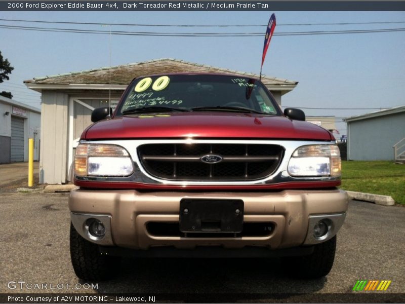 Dark Toreador Red Metallic / Medium Prairie Tan 2000 Ford Explorer Eddie Bauer 4x4