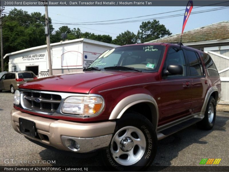 Dark Toreador Red Metallic / Medium Prairie Tan 2000 Ford Explorer Eddie Bauer 4x4