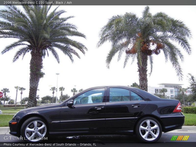 Black / Ash 2006 Mercedes-Benz C 230 Sport