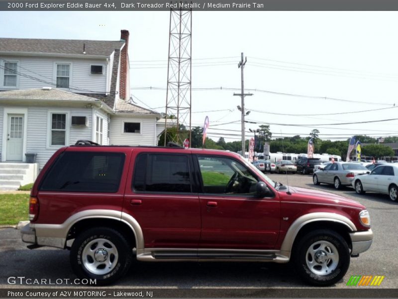 Dark Toreador Red Metallic / Medium Prairie Tan 2000 Ford Explorer Eddie Bauer 4x4