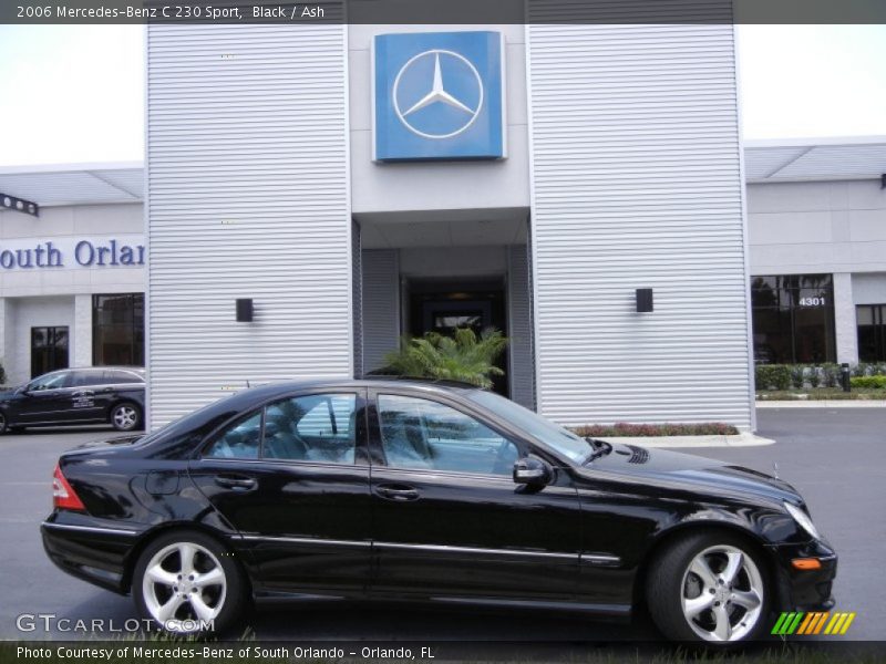 Black / Ash 2006 Mercedes-Benz C 230 Sport