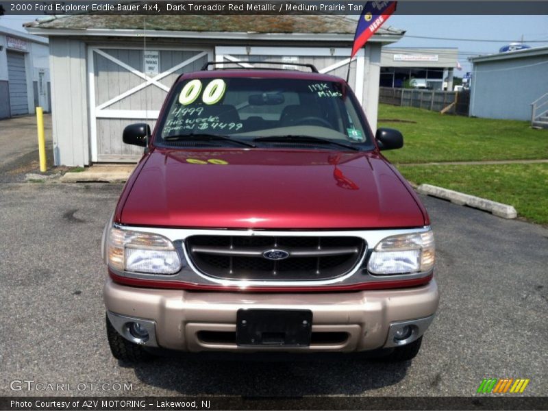 Dark Toreador Red Metallic / Medium Prairie Tan 2000 Ford Explorer Eddie Bauer 4x4