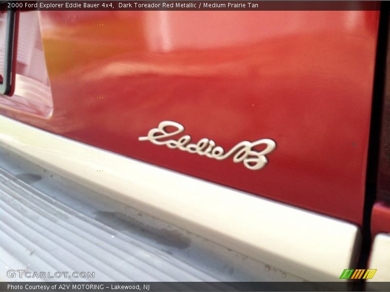 Dark Toreador Red Metallic / Medium Prairie Tan 2000 Ford Explorer Eddie Bauer 4x4