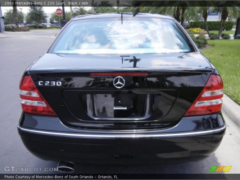 Black / Ash 2006 Mercedes-Benz C 230 Sport