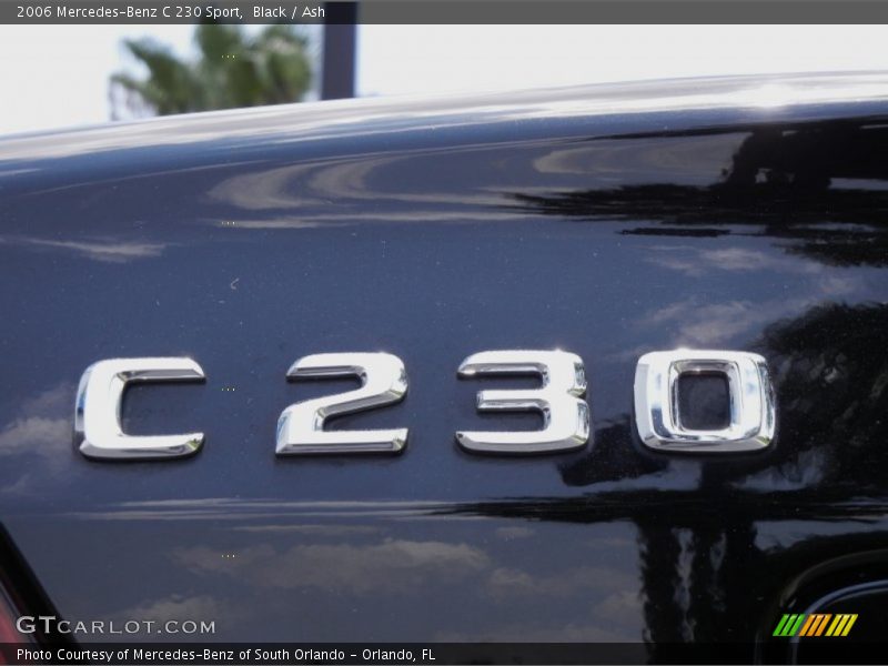 Black / Ash 2006 Mercedes-Benz C 230 Sport