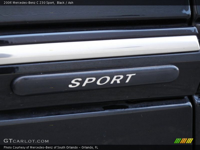 Black / Ash 2006 Mercedes-Benz C 230 Sport