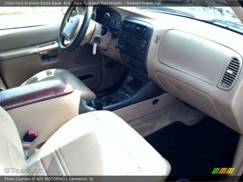 Dark Toreador Red Metallic / Medium Prairie Tan 2000 Ford Explorer Eddie Bauer 4x4