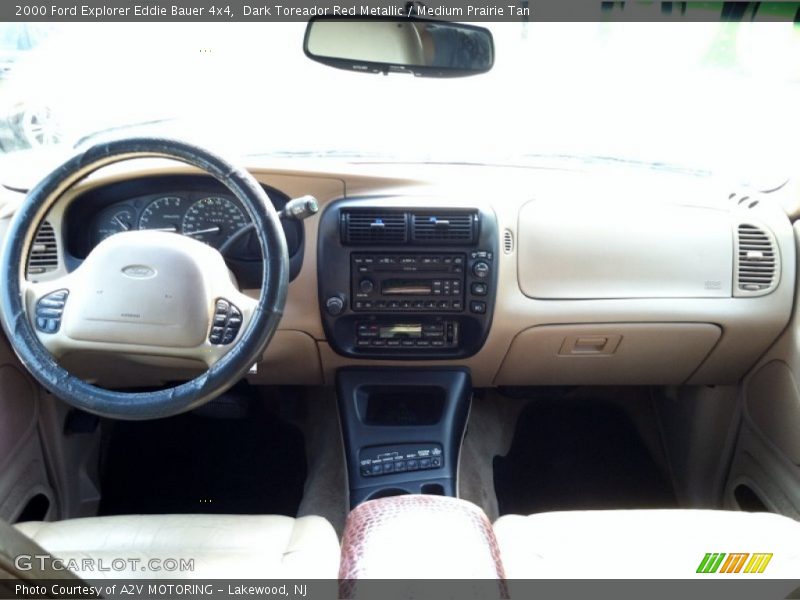 Dark Toreador Red Metallic / Medium Prairie Tan 2000 Ford Explorer Eddie Bauer 4x4