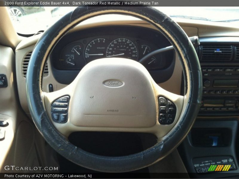 Dark Toreador Red Metallic / Medium Prairie Tan 2000 Ford Explorer Eddie Bauer 4x4