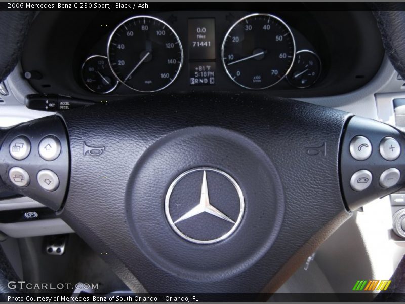 Black / Ash 2006 Mercedes-Benz C 230 Sport