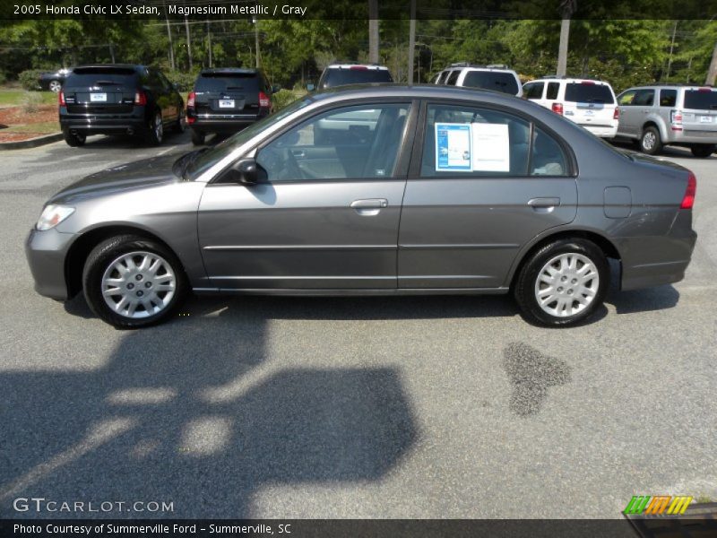 Magnesium Metallic / Gray 2005 Honda Civic LX Sedan