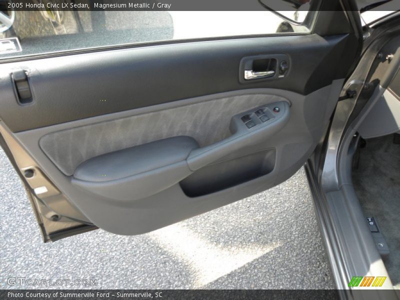 Magnesium Metallic / Gray 2005 Honda Civic LX Sedan