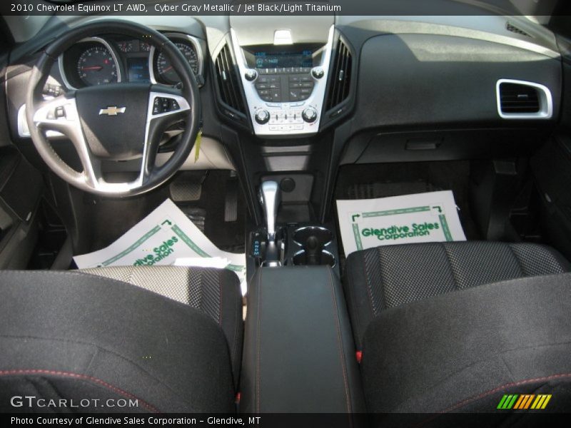 Cyber Gray Metallic / Jet Black/Light Titanium 2010 Chevrolet Equinox LT AWD
