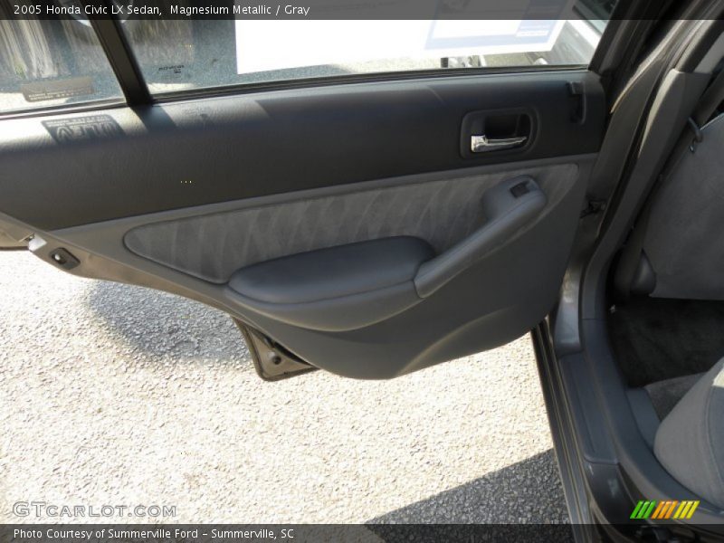 Magnesium Metallic / Gray 2005 Honda Civic LX Sedan