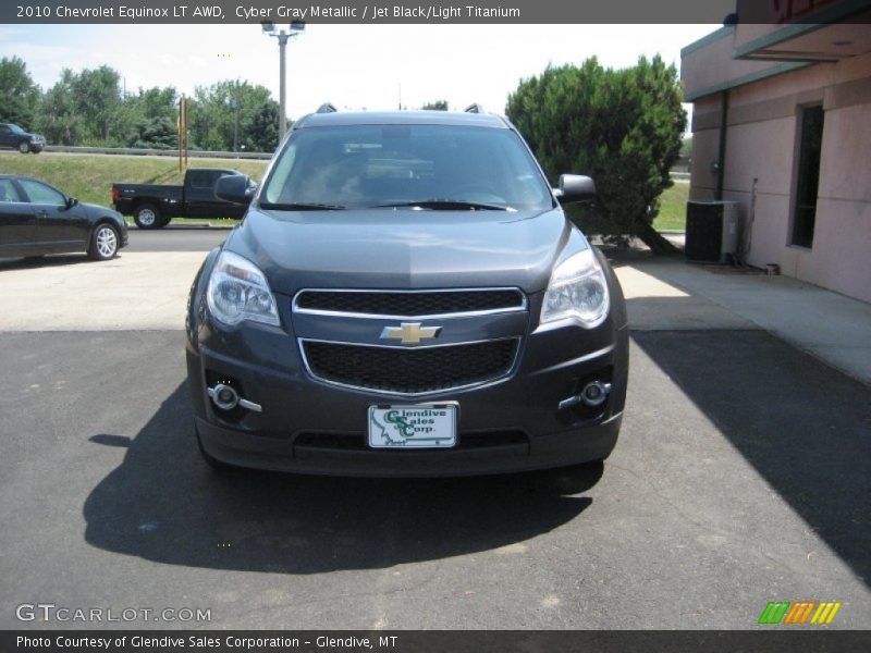 Cyber Gray Metallic / Jet Black/Light Titanium 2010 Chevrolet Equinox LT AWD
