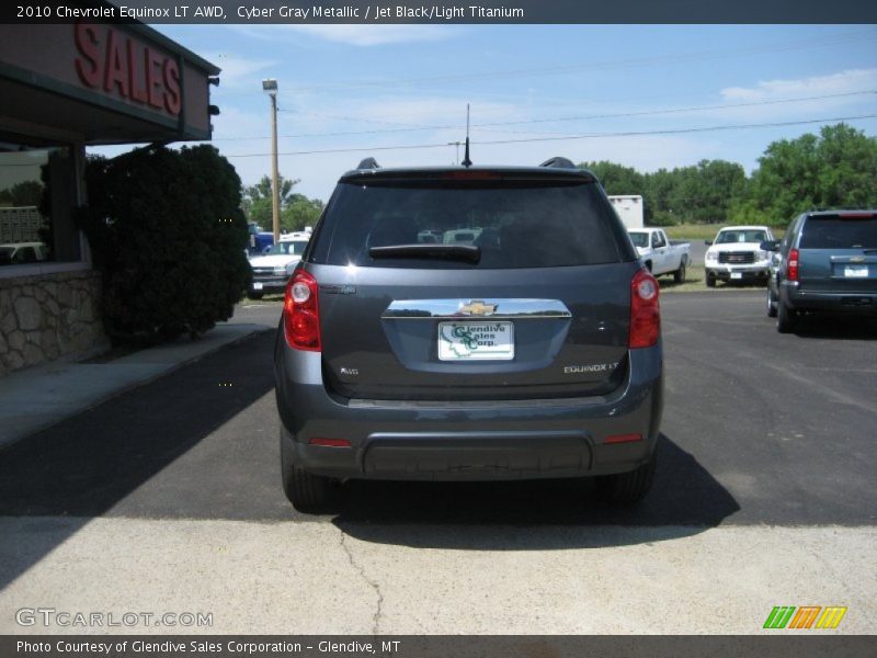 Cyber Gray Metallic / Jet Black/Light Titanium 2010 Chevrolet Equinox LT AWD