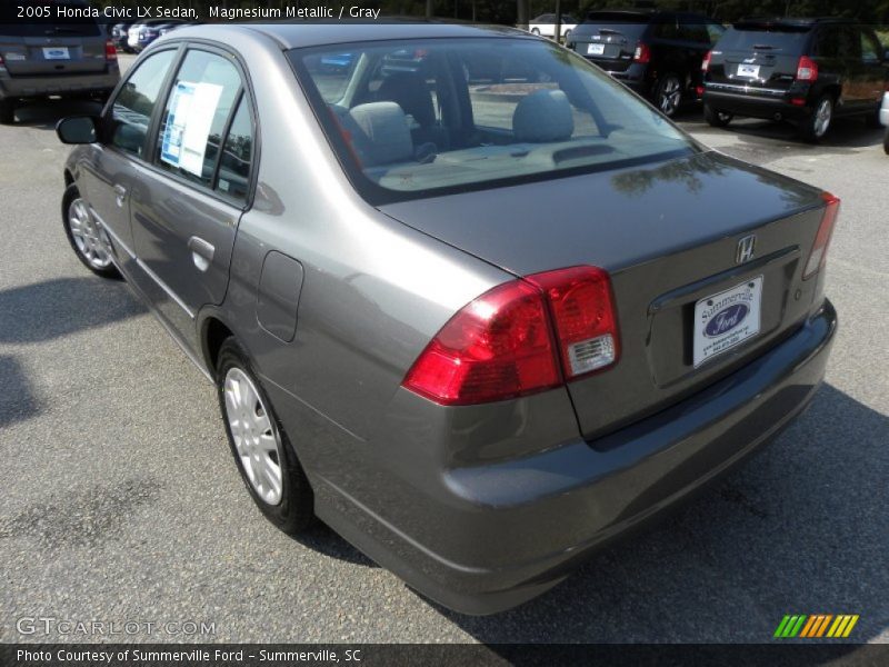 Magnesium Metallic / Gray 2005 Honda Civic LX Sedan