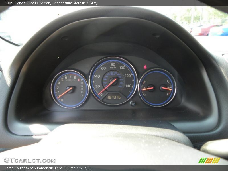 Magnesium Metallic / Gray 2005 Honda Civic LX Sedan