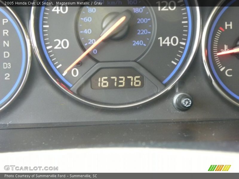 Magnesium Metallic / Gray 2005 Honda Civic LX Sedan