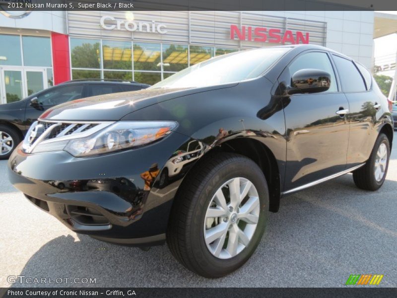 Super Black / Black 2012 Nissan Murano S