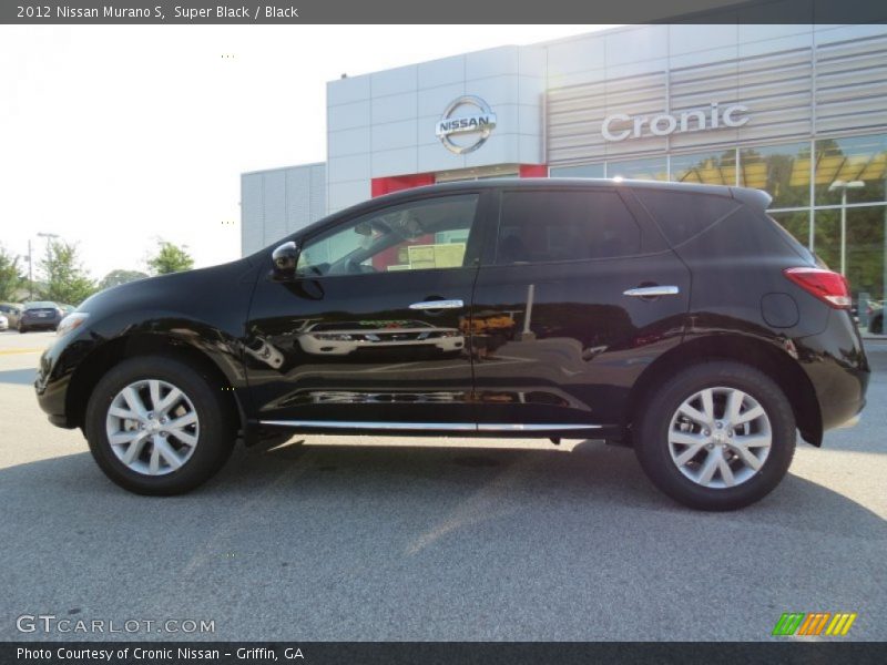 Super Black / Black 2012 Nissan Murano S