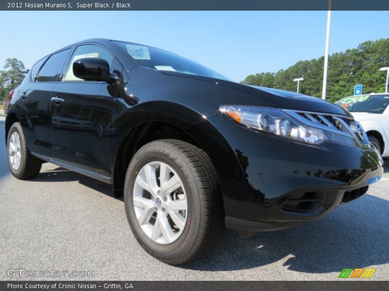 Super Black / Black 2012 Nissan Murano S