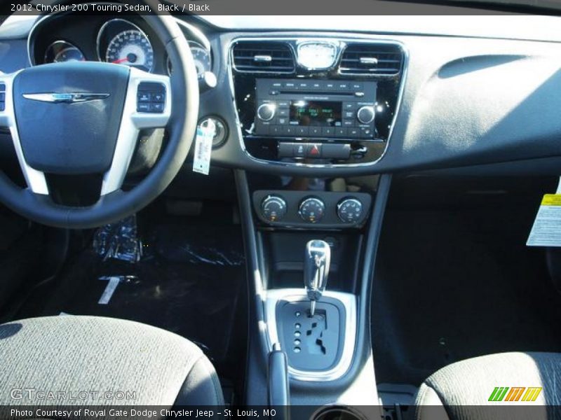Black / Black 2012 Chrysler 200 Touring Sedan