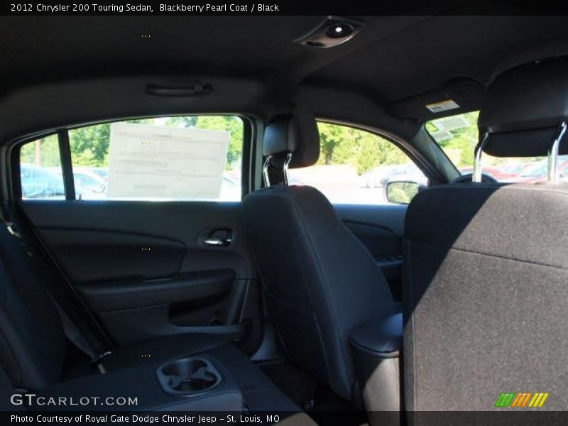 Blackberry Pearl Coat / Black 2012 Chrysler 200 Touring Sedan