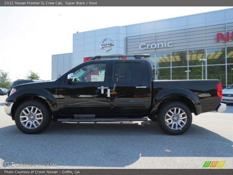 Super Black / Steel 2012 Nissan Frontier SL Crew Cab