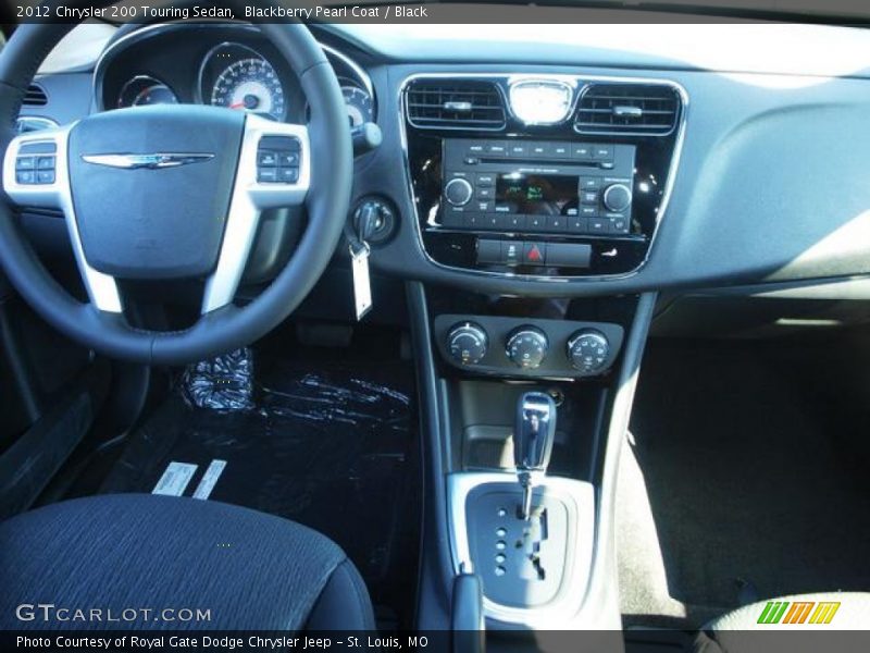 Blackberry Pearl Coat / Black 2012 Chrysler 200 Touring Sedan